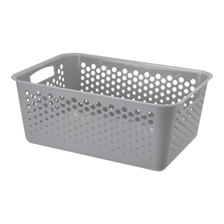 Koszyk RING 36,5x25,5cm szary